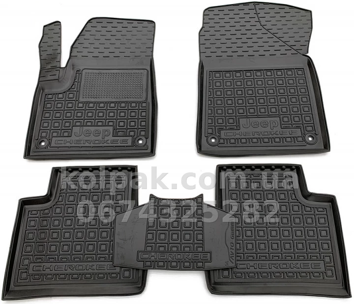 Floor mats for Jeep Cherokee KL 2014-, Avto-Gumm, 11812 Avto-Gumm Floor mats for Jeep Cherokee KL 2014-, Avto-Gumm, 11812 Avto-Gumm β photo 1