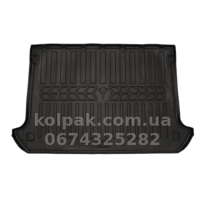 Килимок у багажник Fiat Doblo 2000-2010 5 місць, коротка база, з бортиком, поліуретан Stingray 6006121 Килимок у багажник Fiat Doblo 2000-2010 5 місць, коротка база, з бортиком, поліуретан Stingray 6006121