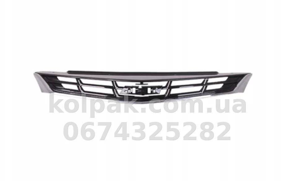 Решітка радіатора Chevrolet Cruze 2015-2019, L/LS/LT, чорна, AVTM, 181720990 Решітка радіатора Chevrolet Cruze 2015-2019, L/LS/LT, чорна, AVTM, 181720990 — фото 1