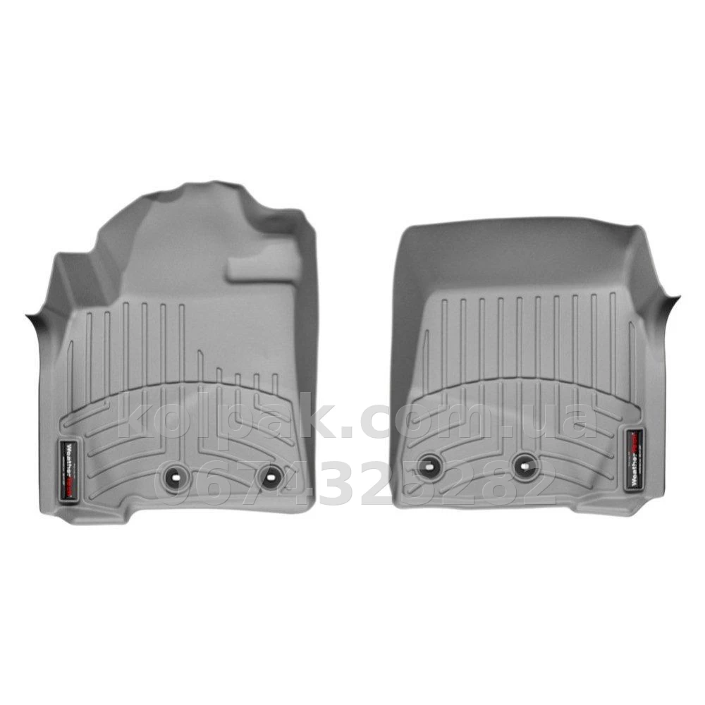 Floor mats for Toyota Land Cruiser 200/Lexus LX570 2012-, with raised edges, front, grey, Weathertech 464231 Floor mats for Toyota Land Cruiser 200/Lexus LX570 2012-, with raised edges, front, grey, Weathertech 464231 β photo 1