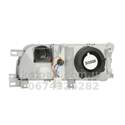 Передня ліва фара Nissan Primera P10 1990-1995, H4/H3, механічне регулювання, Depo, 215-1141L-LD-E Передня ліва фара Nissan Primera P10 1990-1995, H4/H3, механічне регулювання, Depo, 215-1141L-LD-E — фото 2