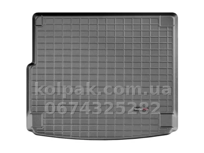 Килимок у багажник Porsche Cayenne 2011-2018, з накидкою, чорний, WeatherTech 40675SK