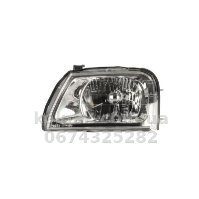 Передня ліва фара Mitsubishi L200 1996-2006, H4, електричне регулювання, Depo, 214-1152L-LD-EM