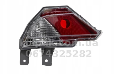 Задній лівий ліхтар Toyota Rav4 2016-2018, без ламп (W16W/LED), у бампері (активний), Depo, 112-4007L-UE