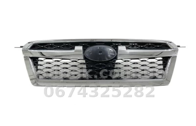 Решітка радіатора Subaru Legacy 2012-2014, чорна, із хромованим молдингом, AVTM, 186714990 Решітка радіатора Subaru Legacy 2012-2014, чорна, із хромованим молдингом, AVTM, 186714990