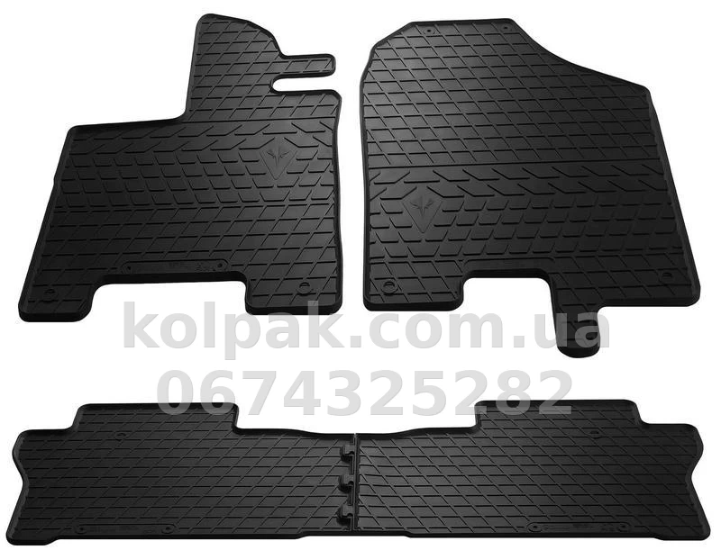 Floor mats for Honda Pilot 2016-, 4 pcs, Stingray, 1008094 Floor mats for Honda Pilot 2016-, 4 pcs, Stingray, 1008094 β photo 1