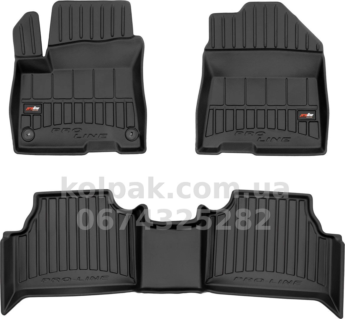 Floor mats for Hyundai Kona 2018-, electric, Proline 3D, Frogum, FG 3D426207 Floor mats for Hyundai Kona 2018-, electric, Proline 3D, Frogum, FG 3D426207 β photo 1