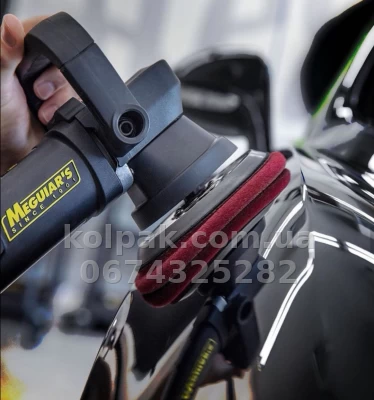 Жорсткий полірувальний круг Meguiars DA Foam Cutting Pad (бордовий) 5 140 мм. Meguiars DFC5 — фото 8