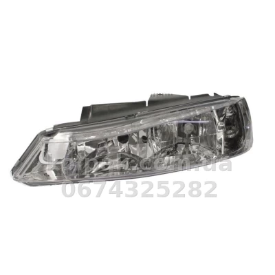 Передня ліва фара Peugeot 406 1999-2004, H7/H7, електричне регулювання, Depo, 550-1123L-LD-EM Передня ліва фара Peugeot 406 1999-2004, H7/H7, електричне регулювання, Depo, 550-1123L-LD-EM