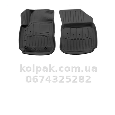 Поліуретанові килимки в салон Citroen C4 Cactus 2014-2020 з бортиком, 2 шт. Stingray 5003092