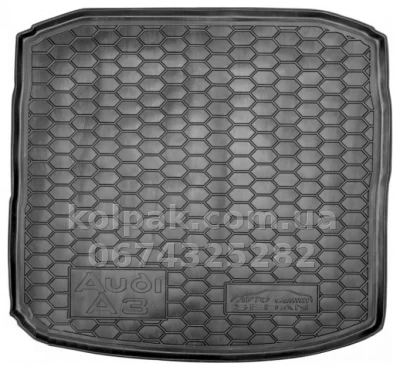Поліуретановий килимок у багажник Audi A3 2012- SD, 111684 Avto-Gumm