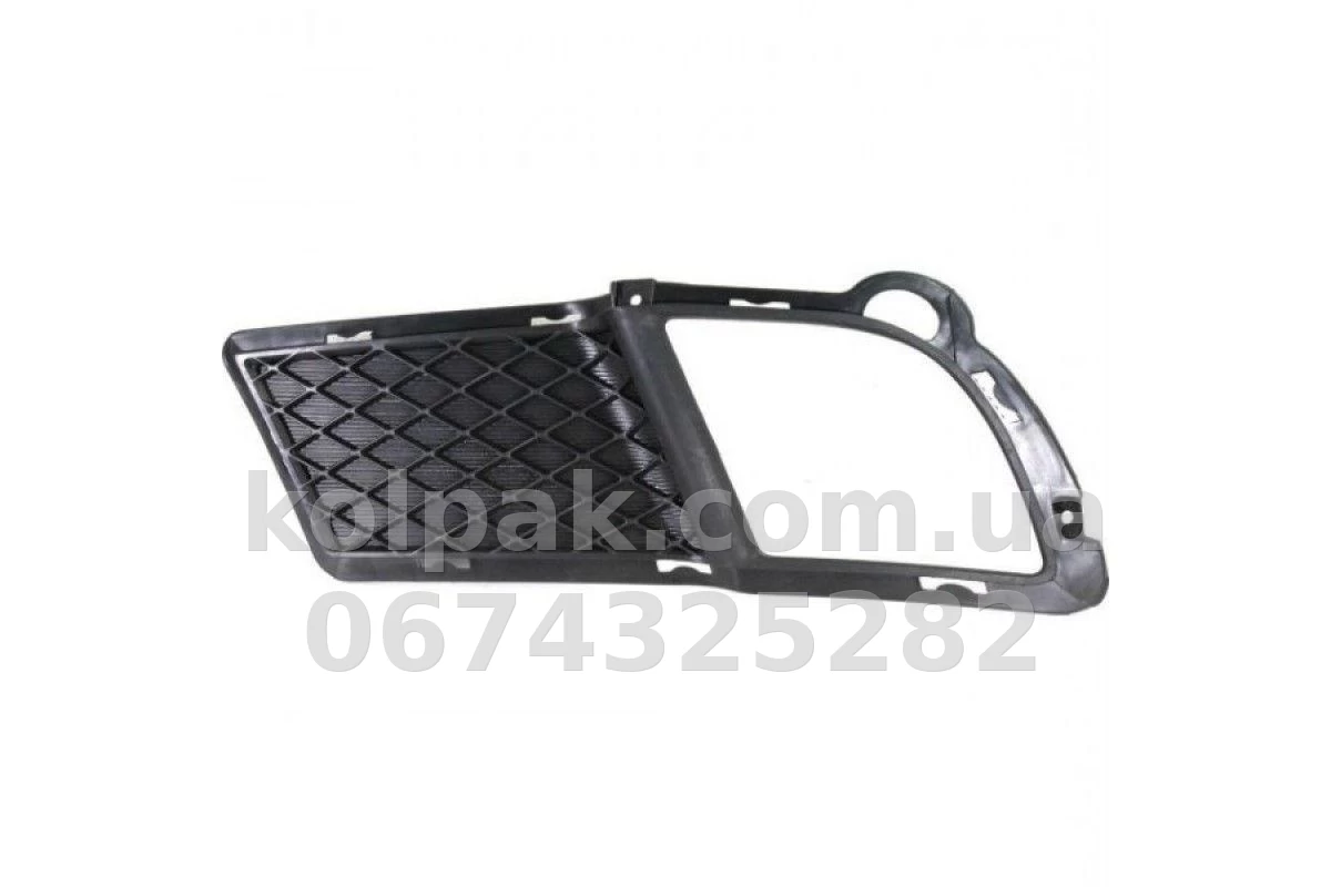 Right bumper grille Kia Cerato 2009-2011, with fog light opening, AVTM, 865641M010, 4005 914 Right bumper grille Kia Cerato 2009-2011, with fog light opening, AVTM, 865641M010, 4005 914 β photo 1