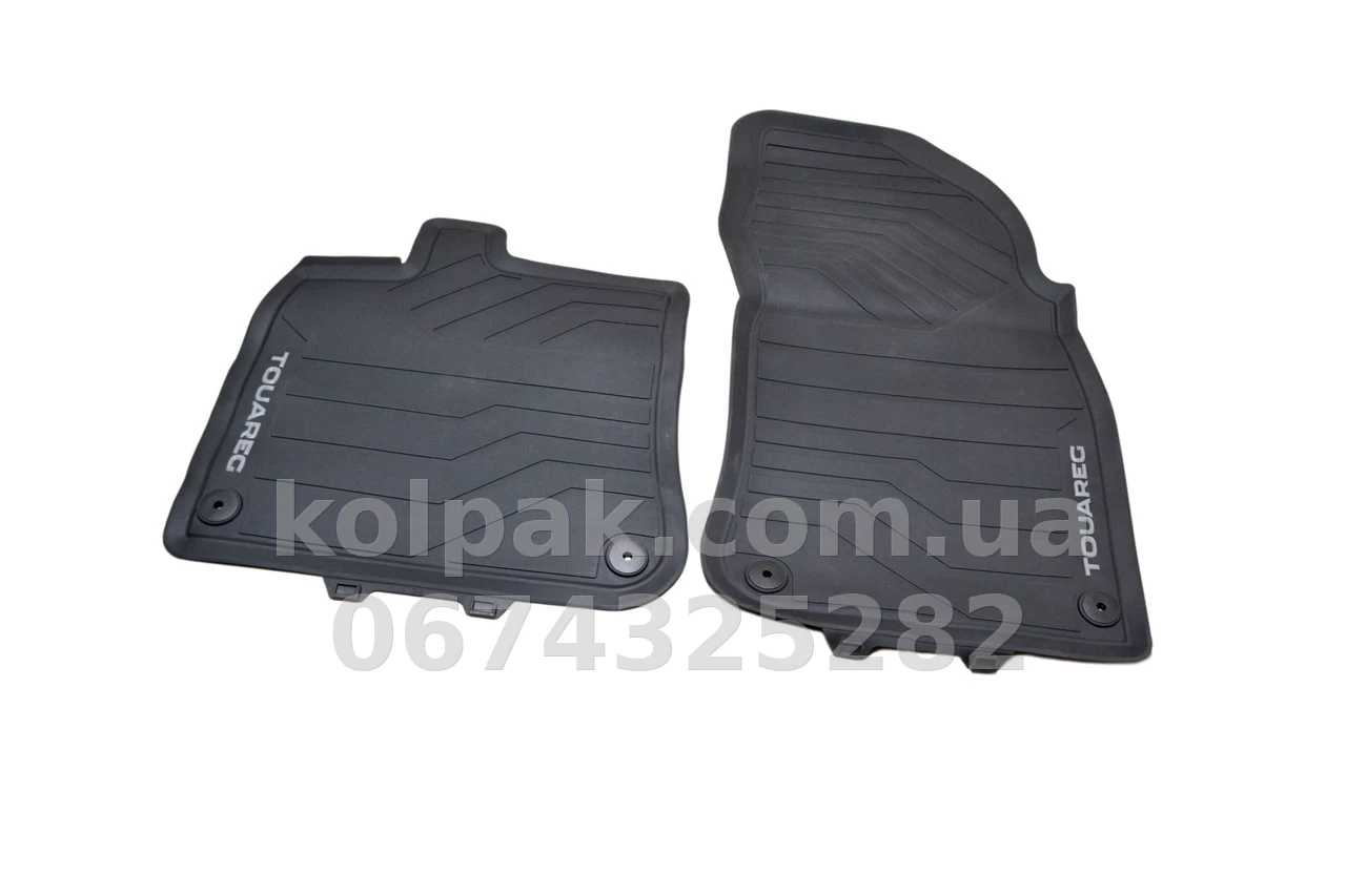 Original floor mats for Volkswagen Touareg 2018-, front, 2 pcs, VAG, 76106150282V Original floor mats for Volkswagen Touareg 2018-, front, 2 pcs, VAG, 76106150282V β photo 1