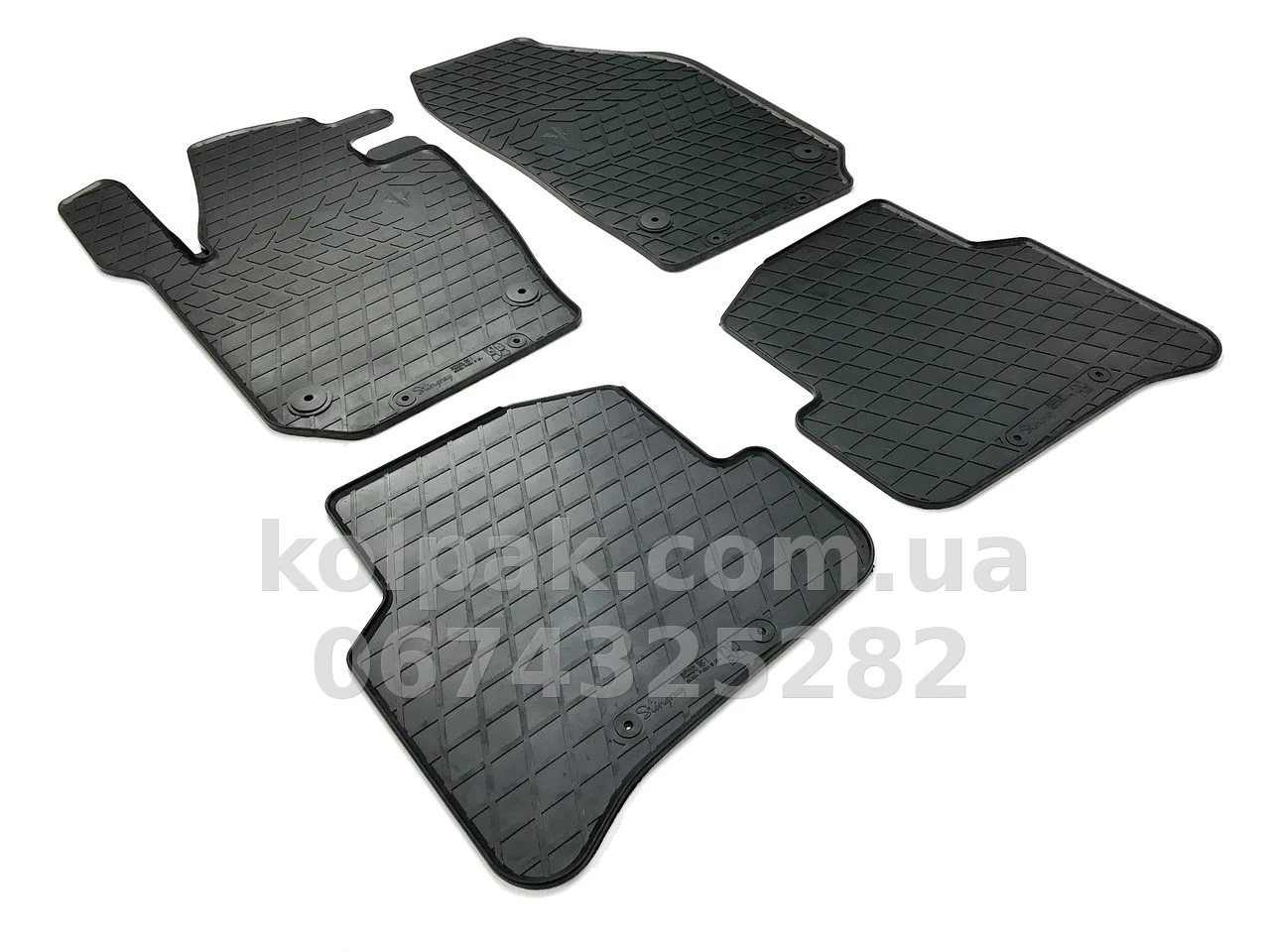 Floor mats for Skoda Fabia 3 2015-, 4 pcs, Stingray, 1020064 Floor mats for Skoda Fabia 3 2015-, 4 pcs, Stingray, 1020064 β photo 1