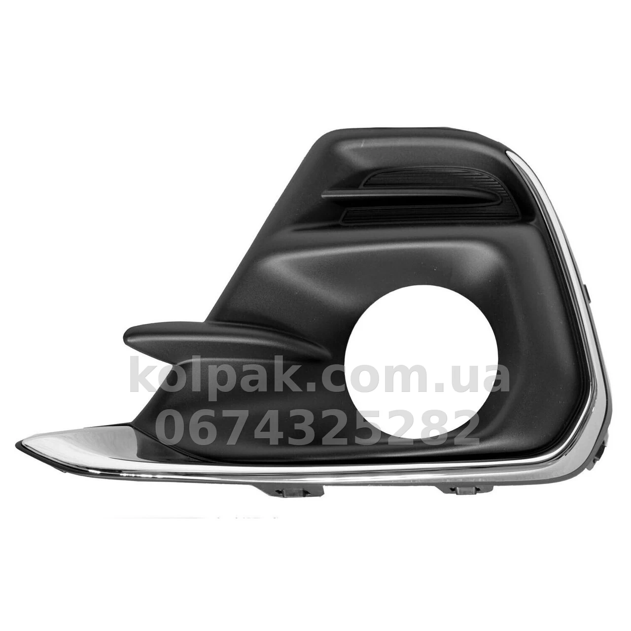 Ліва решітка бампера Chevrolet Spark M400 2018-, чорна, AVTM, 95286424, 181736911 Ліва решітка бампера Chevrolet Spark M400 2018-, чорна, AVTM, 95286424, 181736911 — фото 1