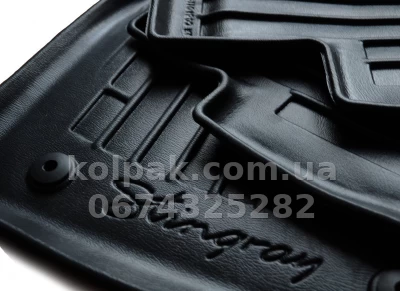 Polyurethane boot mat for Peugeot 301 2012-/Citroen C-Elysse 2012-, with raised edges, Stingray 6016131 — photo 2