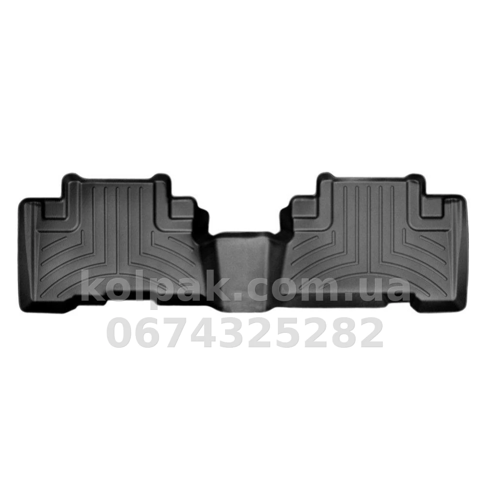 Floor mats for Toyota FJ Cruiser 2007-, with raised edges, rear, black, Weathertech 443112 Floor mats for Toyota FJ Cruiser 2007-, with raised edges, rear, black, Weathertech 443112 β photo 1
