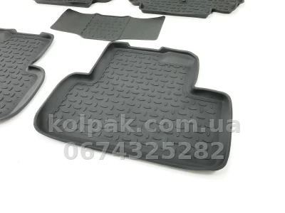 Floor mats for Chevrolet Orlando 2011-, Rubber, 5 pcs, Seintex, 82825 Floor mats for Chevrolet Orlando 2011-, Rubber, 5 pcs, Seintex, 82825 β photo 6