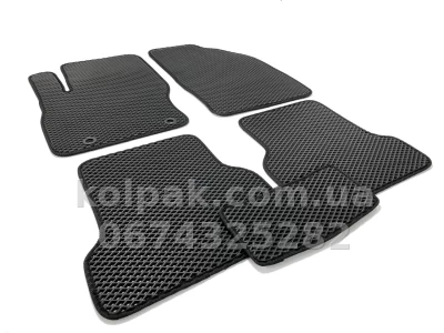 Килимки в салон Ford Focus 2 2004-2011, EVA, чорні, 5 шт., AVTM BLCEV1150 — фото 2