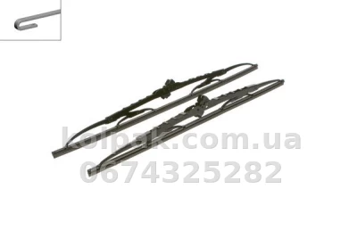 Комплект каркасних щіток склоочисника BOSCH Twin 500/500 мм Bosch 3397118560 — фото 3