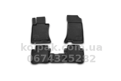 Поліуретанові килимки в салон Honda Crosstour 2013-, 4 двері, 4 шт., Novline, CARHND00003
