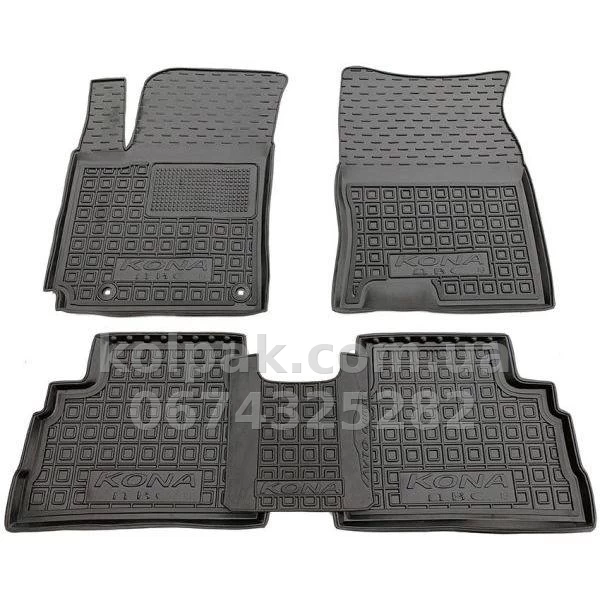 Floor mats for Hyundai Kona 2019-, internal combustion engine, Avto-Gumm, 11776 Floor mats for Hyundai Kona 2019-, internal combustion engine, Avto-Gumm, 11776 β photo 1