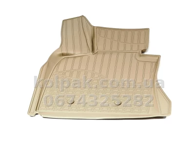 Polyurethane floor mats for BMW X6 F16/F86M 2014-2020, beige, Norplast, NPA11-C07-760-B — photo 2