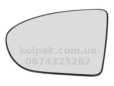 Лівий вкладиш дзеркала Nissan Qashqai 2007-2010, опуклий, із підігрівом, AVTM, 96365JD01B, 186431567
