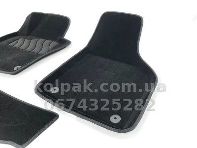 Carpet floor mats for Volkswagen Tiguan 2008-2016, black, 5 pcs, Seintex, 83712 Carpet floor mats for Volkswagen Tiguan 2008-2016, black, 5 pcs, Seintex, 83712 β photo 4