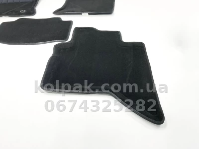 Carpet floor mats for Toyota Hilux 2015-, black, 5 pcs, Seintex, 88366 Carpet floor mats for Toyota Hilux 2015-, black, 5 pcs, Seintex, 88366 β photo 6