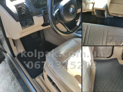 Килимки BMW X5 E53 1999–2006 з логотипом HAVOC Originals — фото 9