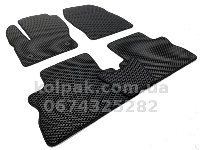 Килимки в салон Ford Kuga 2013-2019, EVA, чорні, 5 шт., AVTM BLCEV1157 — фото 2
