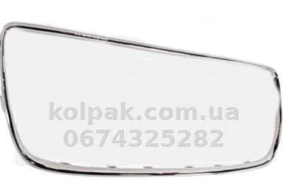 Рамка решітки радіатора Hyundai Santa Fe 2009-2012, хромована вузька, AVTM, 183226997 Рамка решітки радіатора Hyundai Santa Fe 2009-2012, хромована вузька, AVTM, 183226997