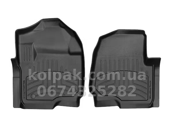 Floor mats for Ford Expedition 2018-, front, black, Weathertech 4412951IM Floor mats for Ford Expedition 2018-, front, black, Weathertech 4412951IM β photo 1