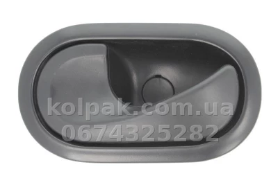 Ліва ручка відчинення дверей Renault Duster 2010-2017/Sandero 2008-2013/Clio 2005-2012/Kangoo 2008-/Master/Opel Movano 10-19, передня=задня, внутрішня AVTM, 6012542