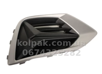 Right bumper grille Audi Q3 2018-, black/grey, AVTM, 83A807672TB2, 181239914 — photo 2