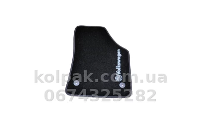 Ворсові килимки в салон Volkswagen Touran 2010-, 5 місць, чорні, 5 шт., AVTM BLCCR1686 Ворсові килимки в салон Volkswagen Touran 2010-, 5 місць, чорні, 5 шт., AVTM BLCCR1686 — фото 3