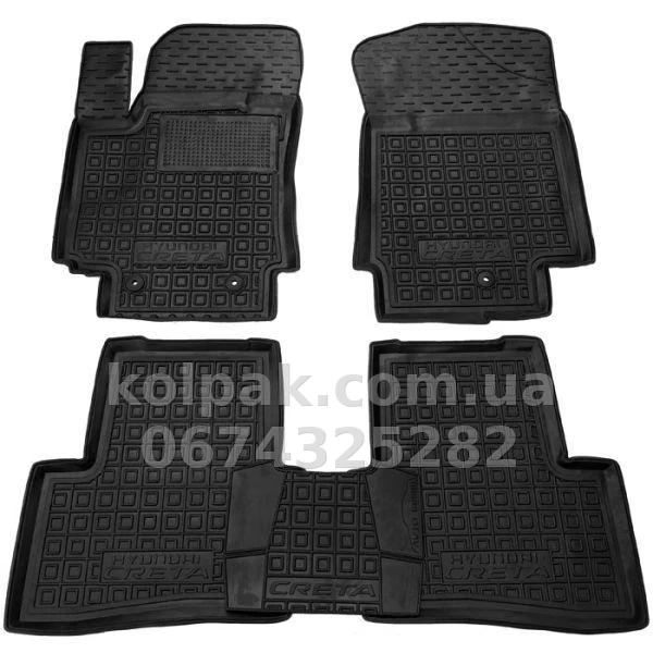 Floor mats for Hyundai Creta 2016-, Avto-Gumm, 11578 Avto-Gumm Floor mats for Hyundai Creta 2016-, Avto-Gumm, 11578 Avto-Gumm β photo 1
