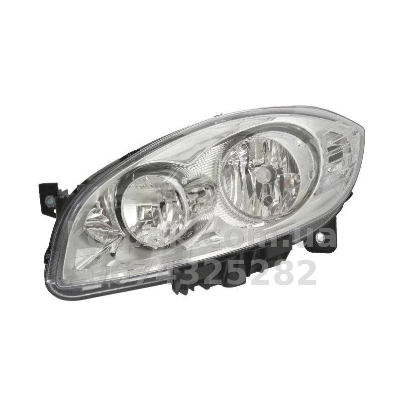 Передня ліва фара Fiat Linea (323) 2007-, H7/H1, електричне регулювання, із моторчиком, Depo, 661-1156LMLD-EM Передня ліва фара Fiat Linea (323) 2007-, H7/H1, електричне регулювання, із моторчиком, Depo, 661-1156LMLD-EM — фото 1