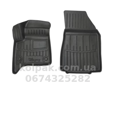 Поліуретанові килимки в салон Citroen C3 гібрид/ C3 Aircross гібрид/ Opel Frontera гібрид 2024- з бортиком, 2 шт. Stingray 5003152