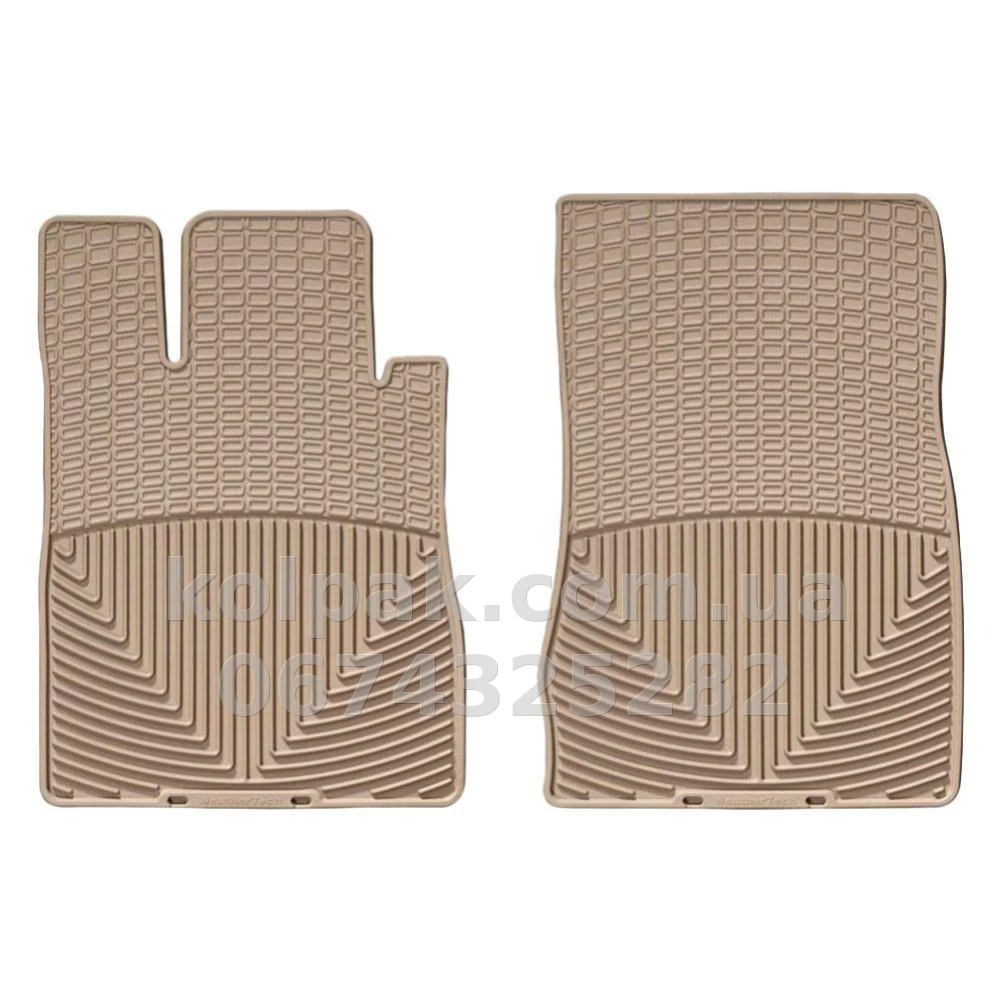 Килимки в салон Mercedes-Benz S-Class/E-Class/C-Class 2005-, передні, бежеві, Weathertech W36TN Килимки в салон Mercedes-Benz S-Class/E-Class/C-Class 2005-, передні, бежеві, Weathertech W36TN — фото 1