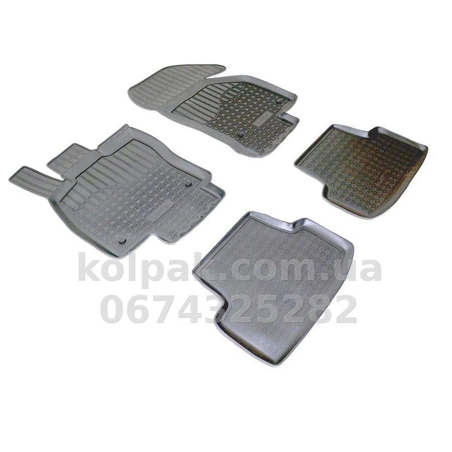 Polyurethane floor mats for Volkswagen Golf 7 2013-, Norplast, NPA10-C95-170 Polyurethane floor mats for Volkswagen Golf 7 2013-, Norplast, NPA10-C95-170 β photo 1