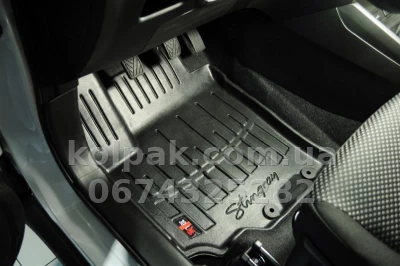 Поліуретанові килимки в салон Opel Zafira Tourer С 2011-2019, з бортиком, 2 шт., Stingray, 5015132 — фото 3