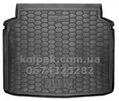 Поліуретановий килимок у багажник Chery Tiggo 7 2017-, 111677 Avto-Gumm