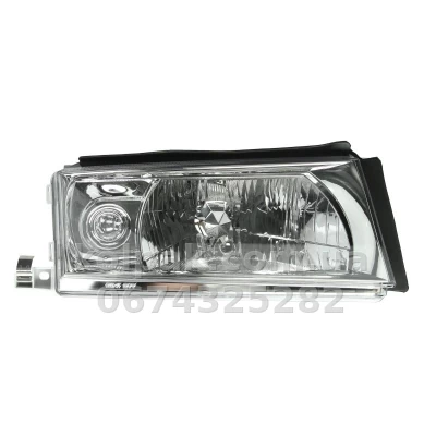 Передня права фара Skoda Octavia Tour 2000-2012, H4, електричне регулювання. без птф, Depo, 665-1106R-LDBEM