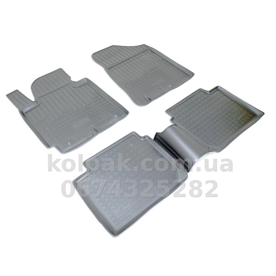 Polyurethane floor mats for Kia Cerato 2013-, Norplast, NPA11-C43-070 Polyurethane floor mats for Kia Cerato 2013-, Norplast, NPA11-C43-070 β photo 1