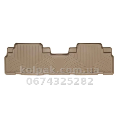 Килимки в салон Lexus RX 2009-, з бортиком, задні, бежеві, Weathertech 452292