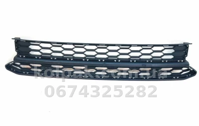 Решітка бампера Volkswagen Amarok 2016-2020, з отвором для датчика паркування, середня, AVTM, 2H68536719B9, 187419910 Решітка бампера Volkswagen Amarok 2016-2020, з отвором для датчика паркування, середня, AVTM, 2H68536719B9, 187419910