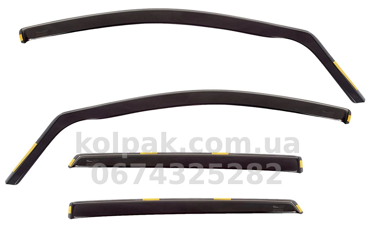 In-channel window wind deflectors for Mercedes W246 5d 2011- 4 pcs 23278 Heko In-channel window wind deflectors for Mercedes W246 5d 2011- 4 pcs 23278 Heko β photo 1