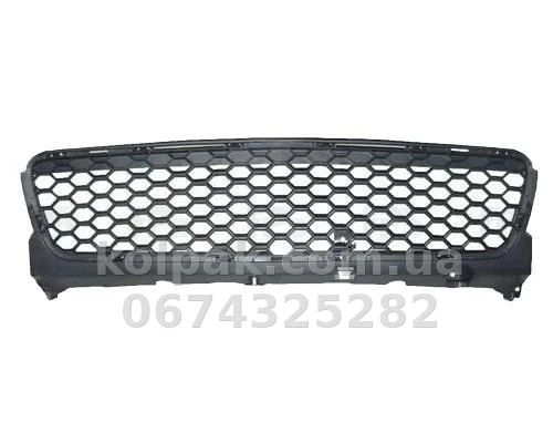 Решітка бампера Mazda 3 BK SD 2006-2009, крім Sport, середня, AVTM, BR5H501T0, 3476 994 Решітка бампера Mazda 3 BK SD 2006-2009, крім Sport, середня, AVTM, BR5H501T0, 3476 994 — фото 1